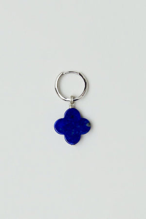 Baba Earring - Lapis Cross