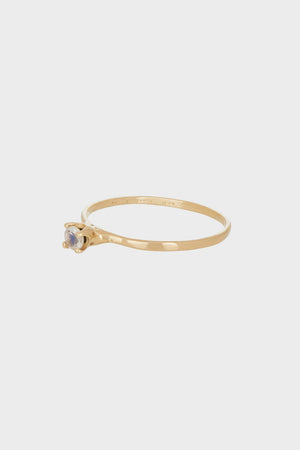 Palace Ring in Moonstone & 14k Yellow Gold