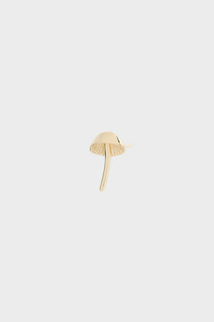 Itty Bitty Mushroom Stud in 14k Gold