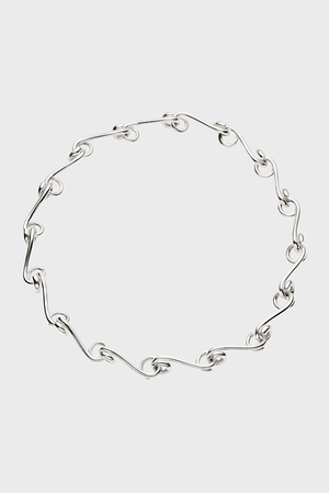 Wave Necklace in Sterling Silver by Sapir Bachar http://www.shoprecital.com