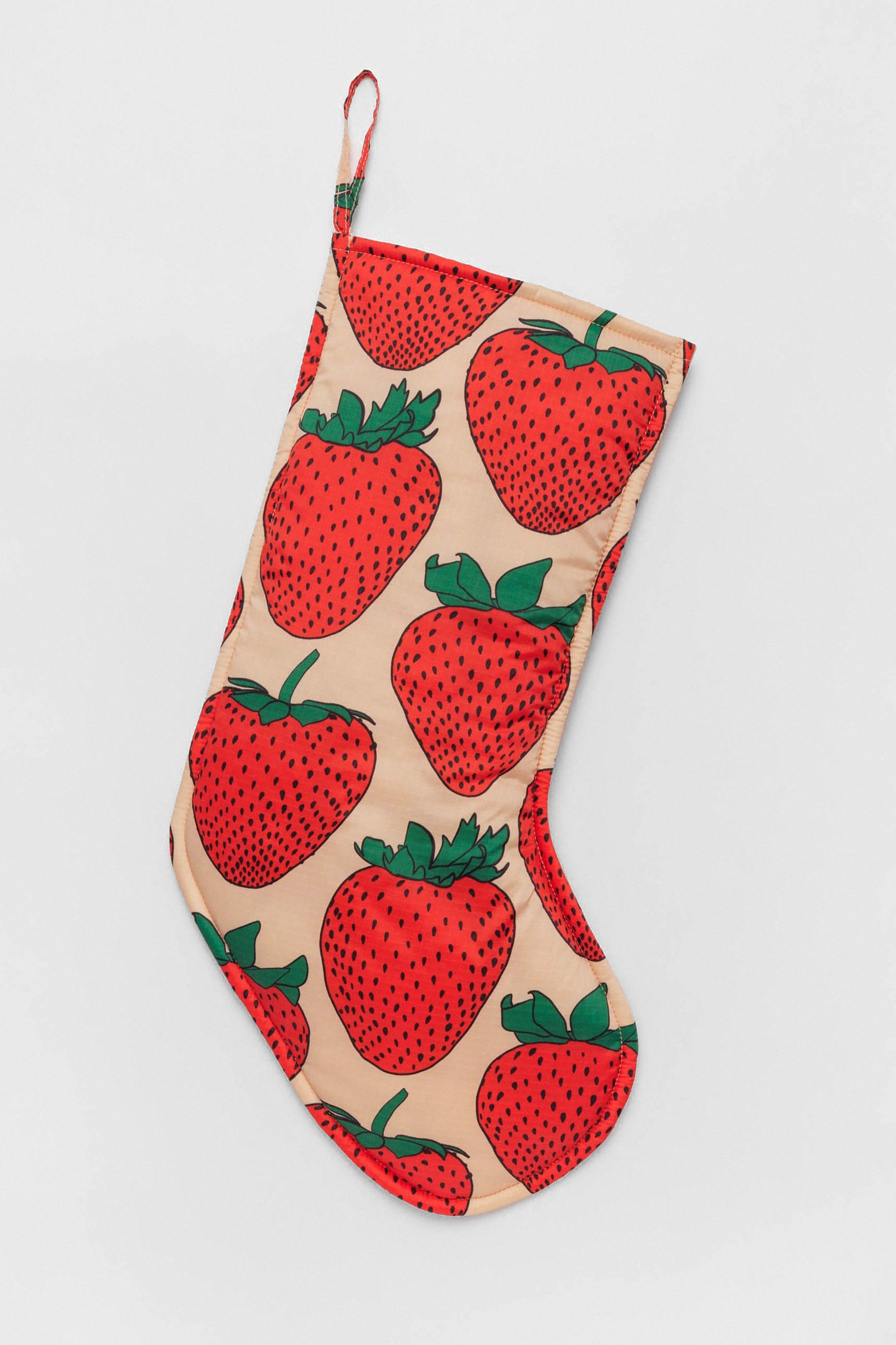 Holiday Stocking in Strawberry by Baggu