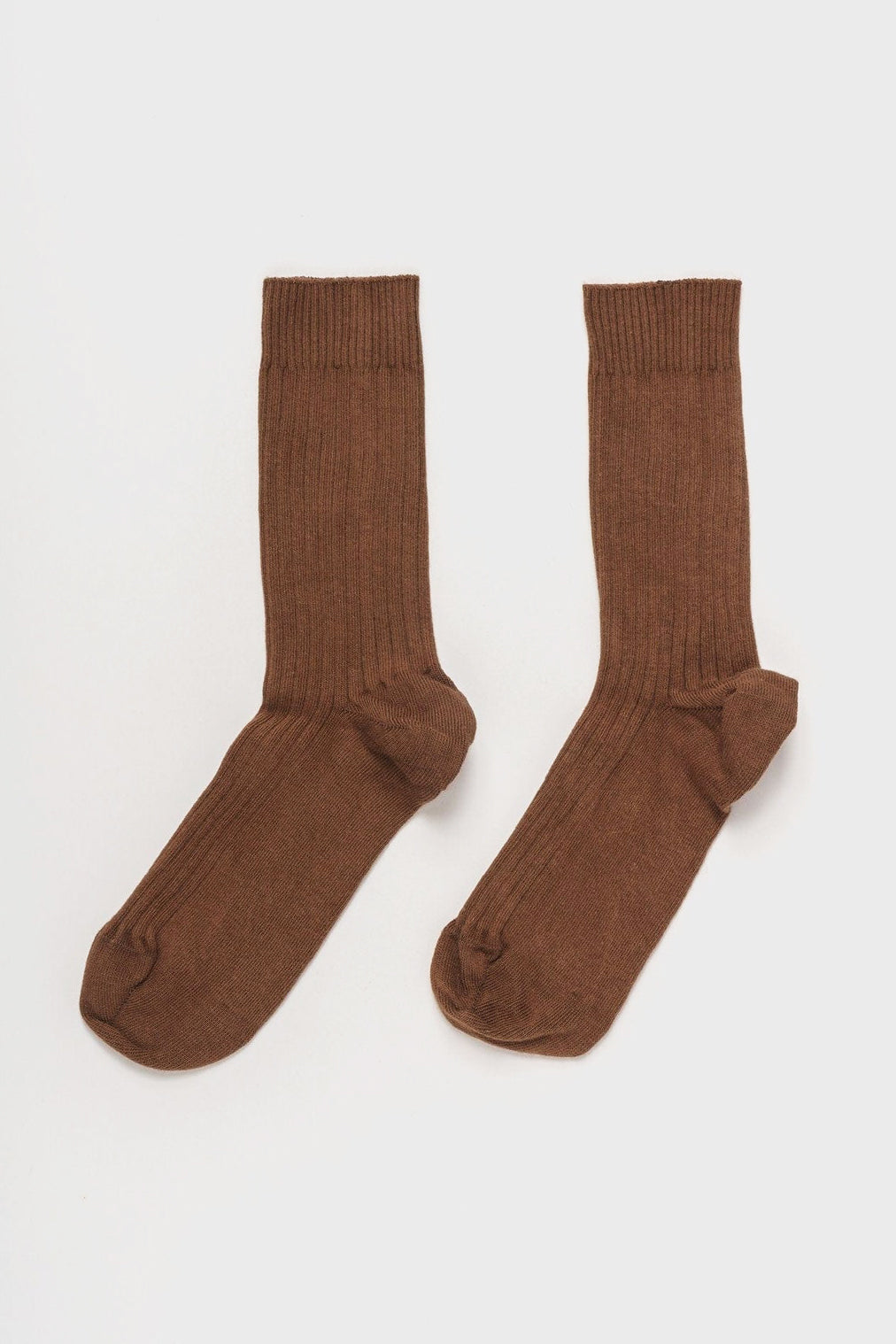 Rib Overankle Socks in Ocular by Baserange