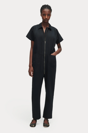 Barrie Jumpsuit in Black by Rachel Comey