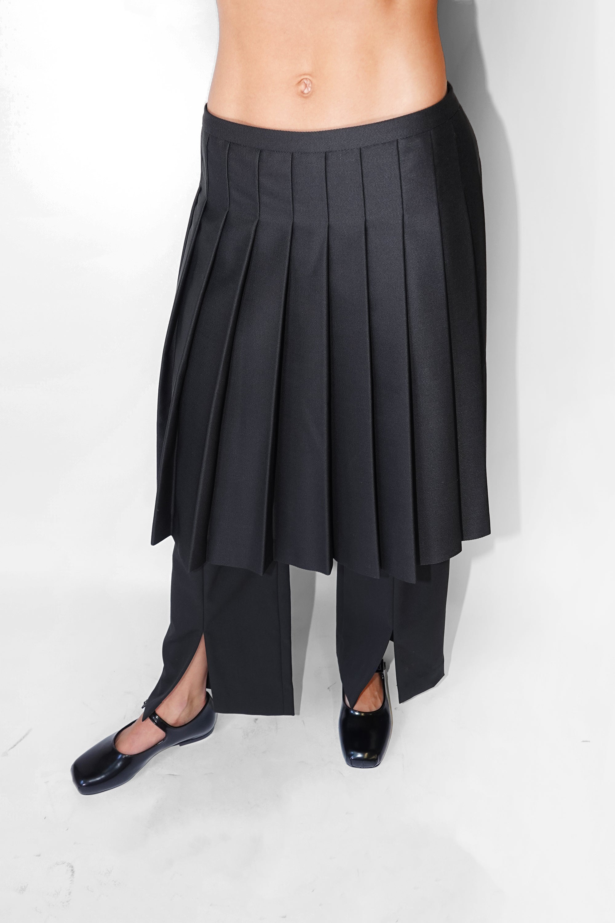 Pichi Pants in Black by Sandy Liang