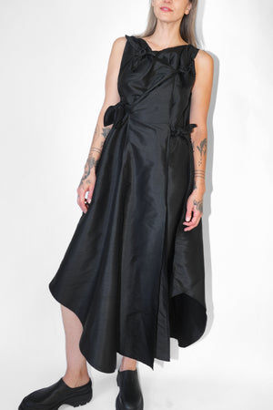 Tabea Dress in Black by Chelse Mak