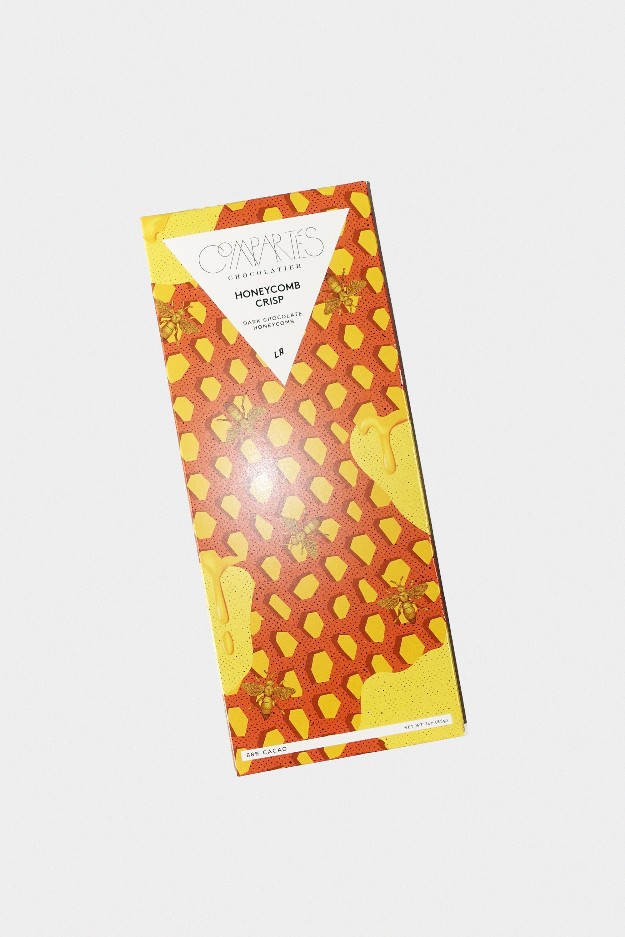 Honeycomb Crisp Dark Chocolate Bar by Compartes