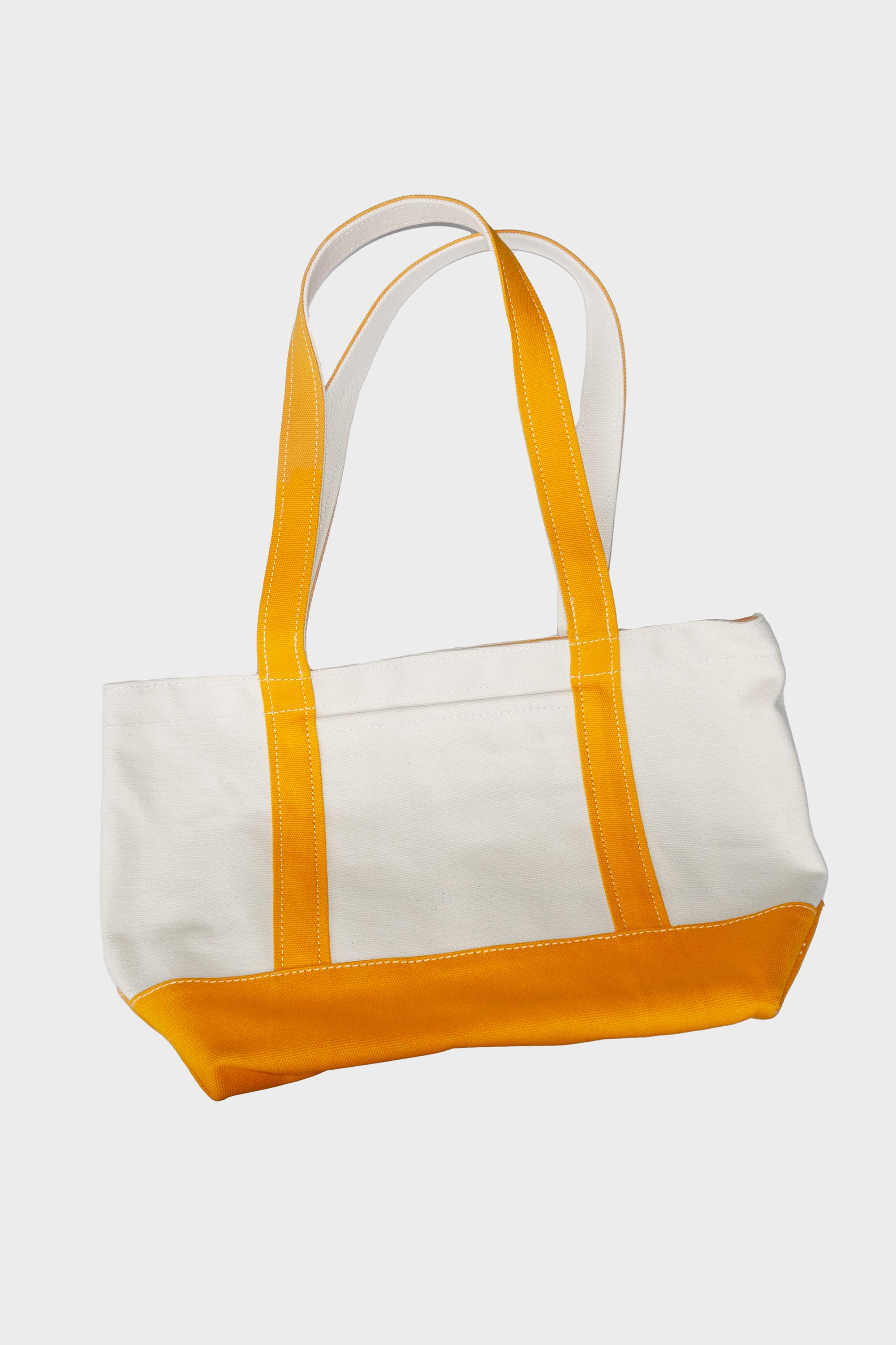 Small Heavyweight Canvas Tote in Tangerine
