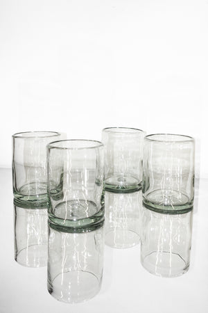 Short Handblown Glasses in Clear