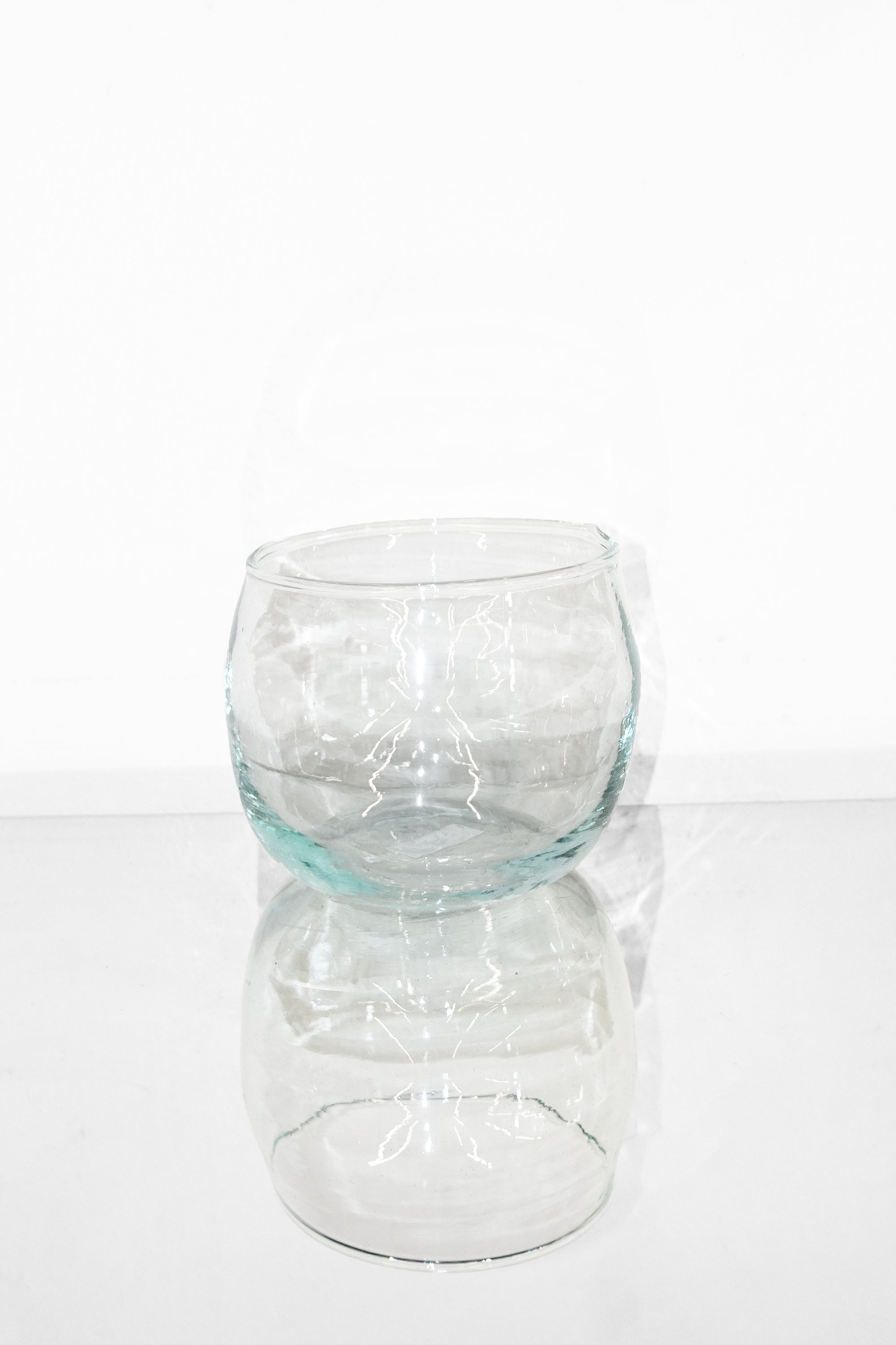 Moroccan Stemless Goblet in Clear