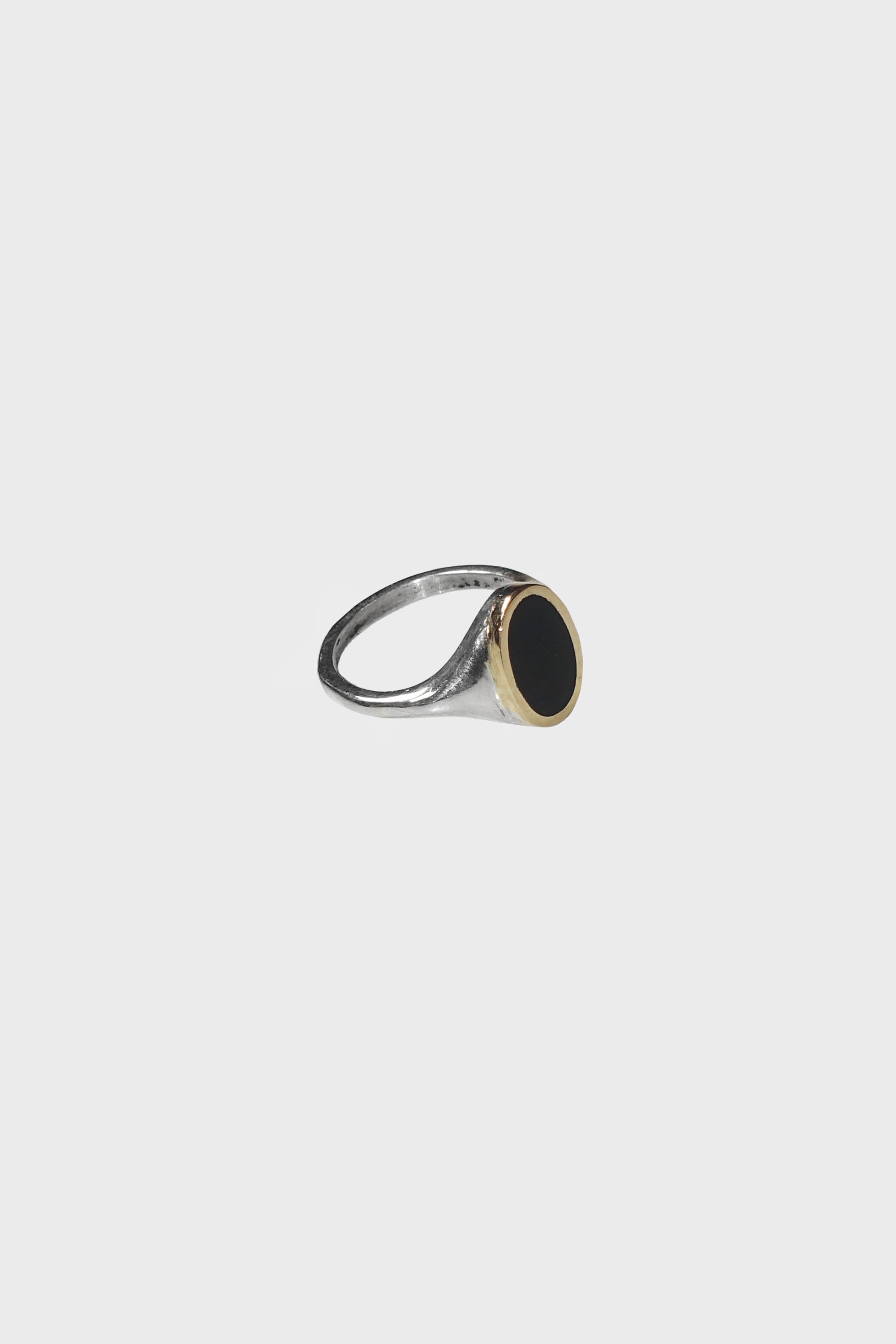 Black Jade Mirror Ring