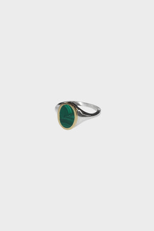 Malachite Mirror Ring