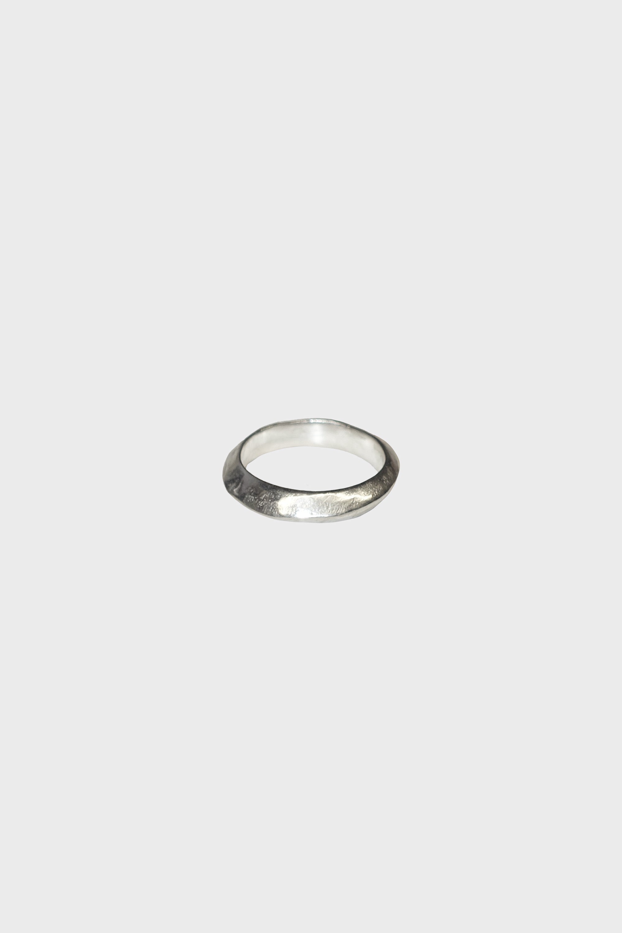 Saucer Ring in Sterling SIlver