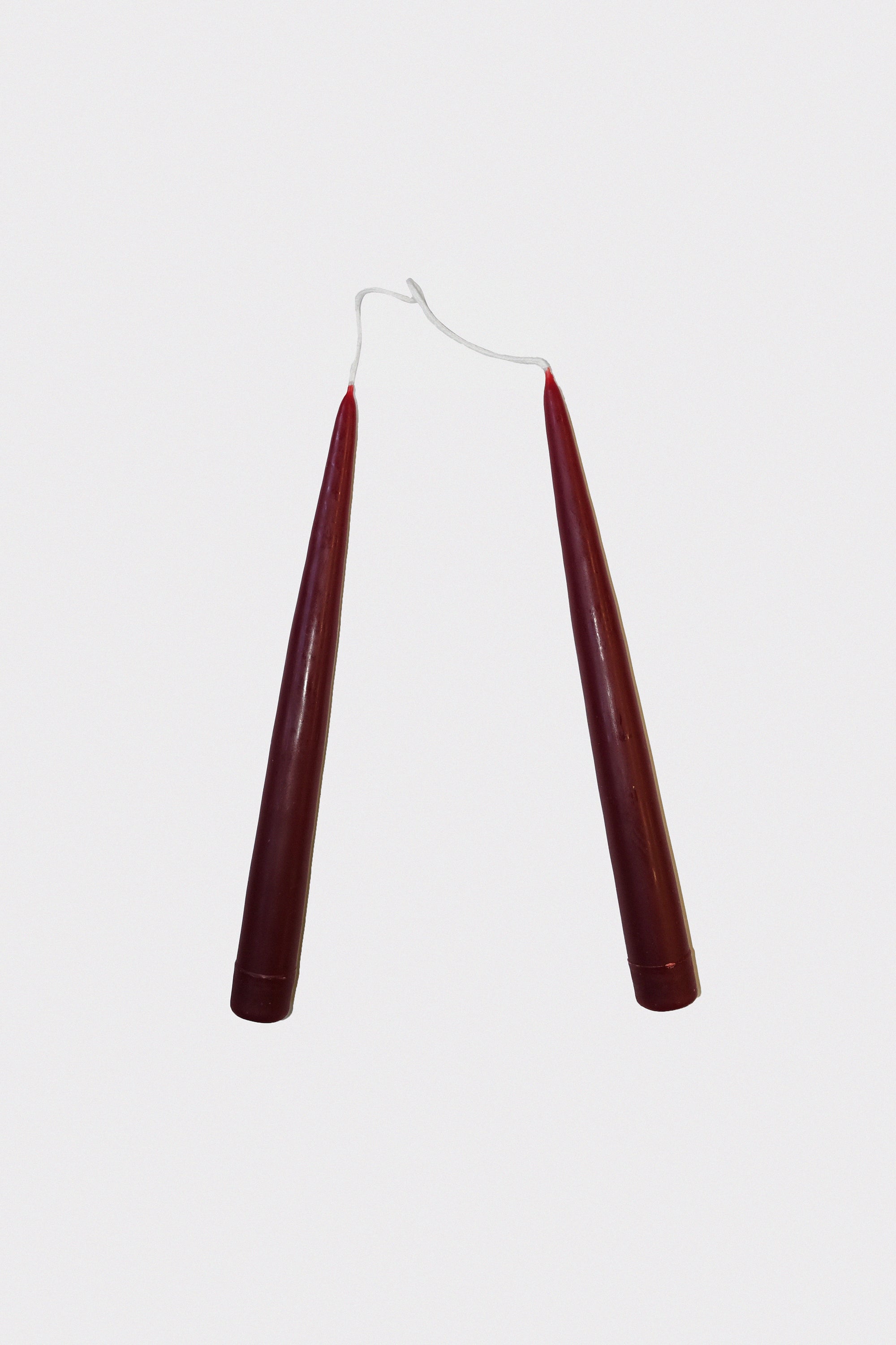 09" Taper Candles in Wine