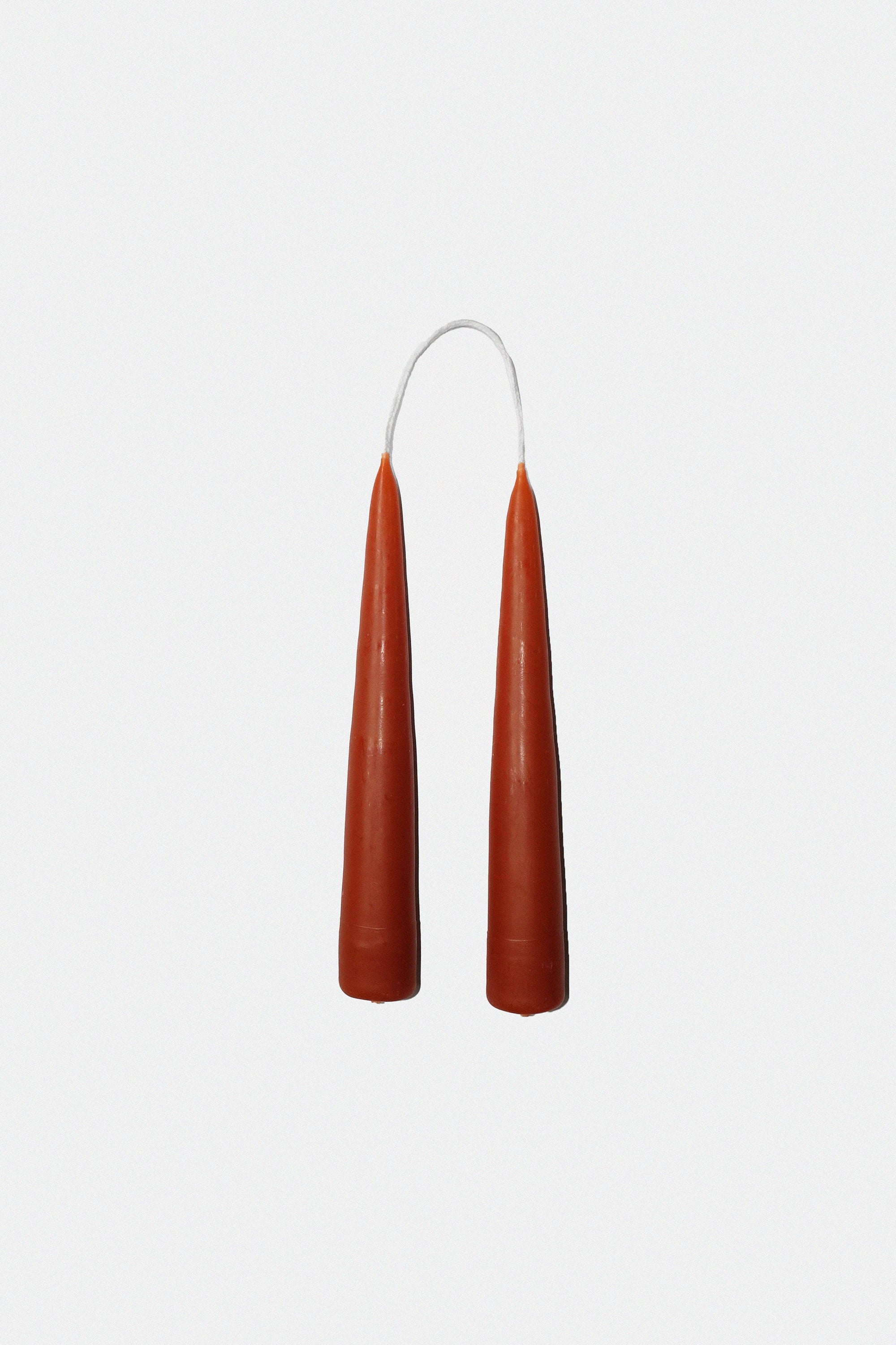 06" Taper Candles in Rust