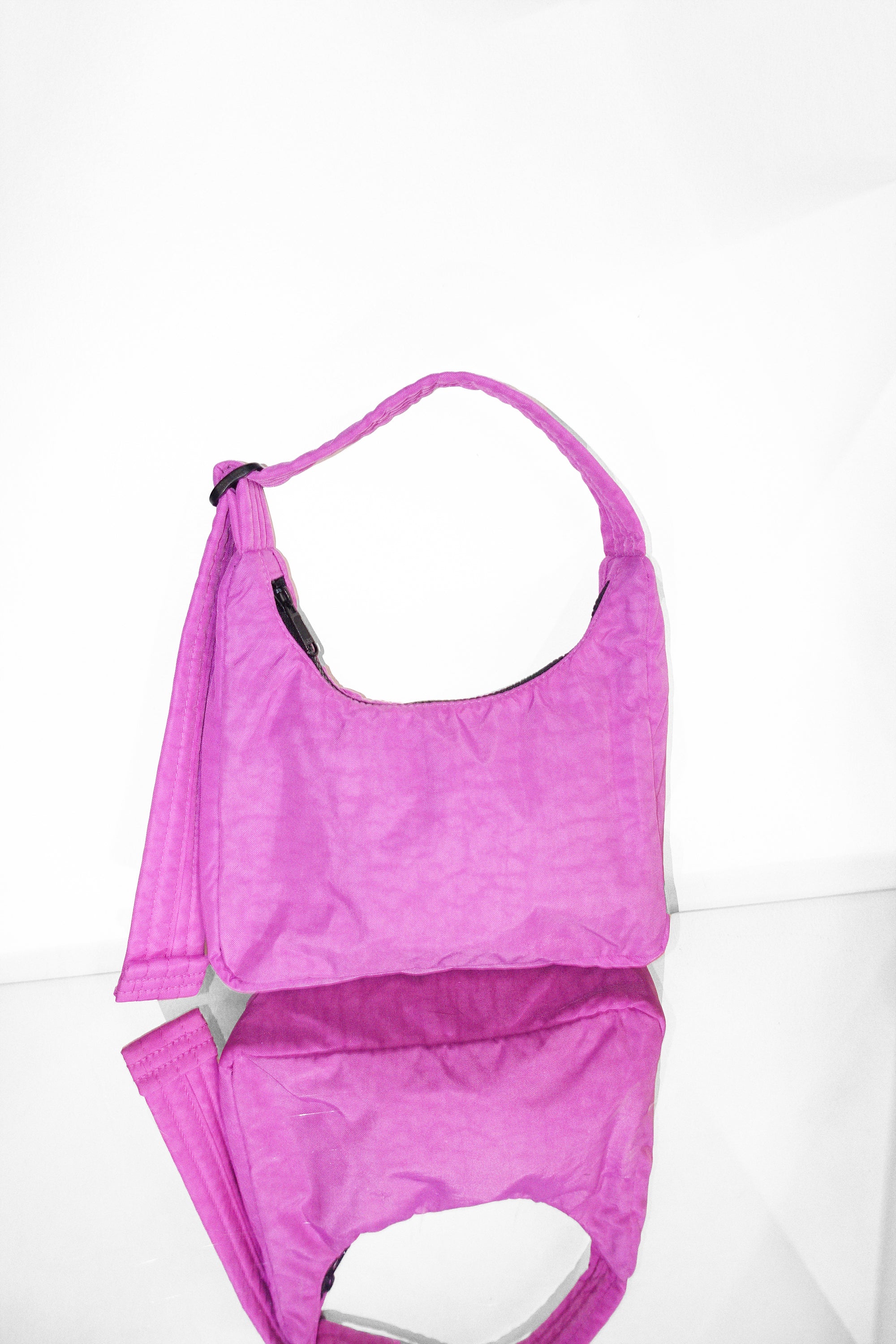 Baggu - Mini Nylon Shoulder Bag - Extra Pink