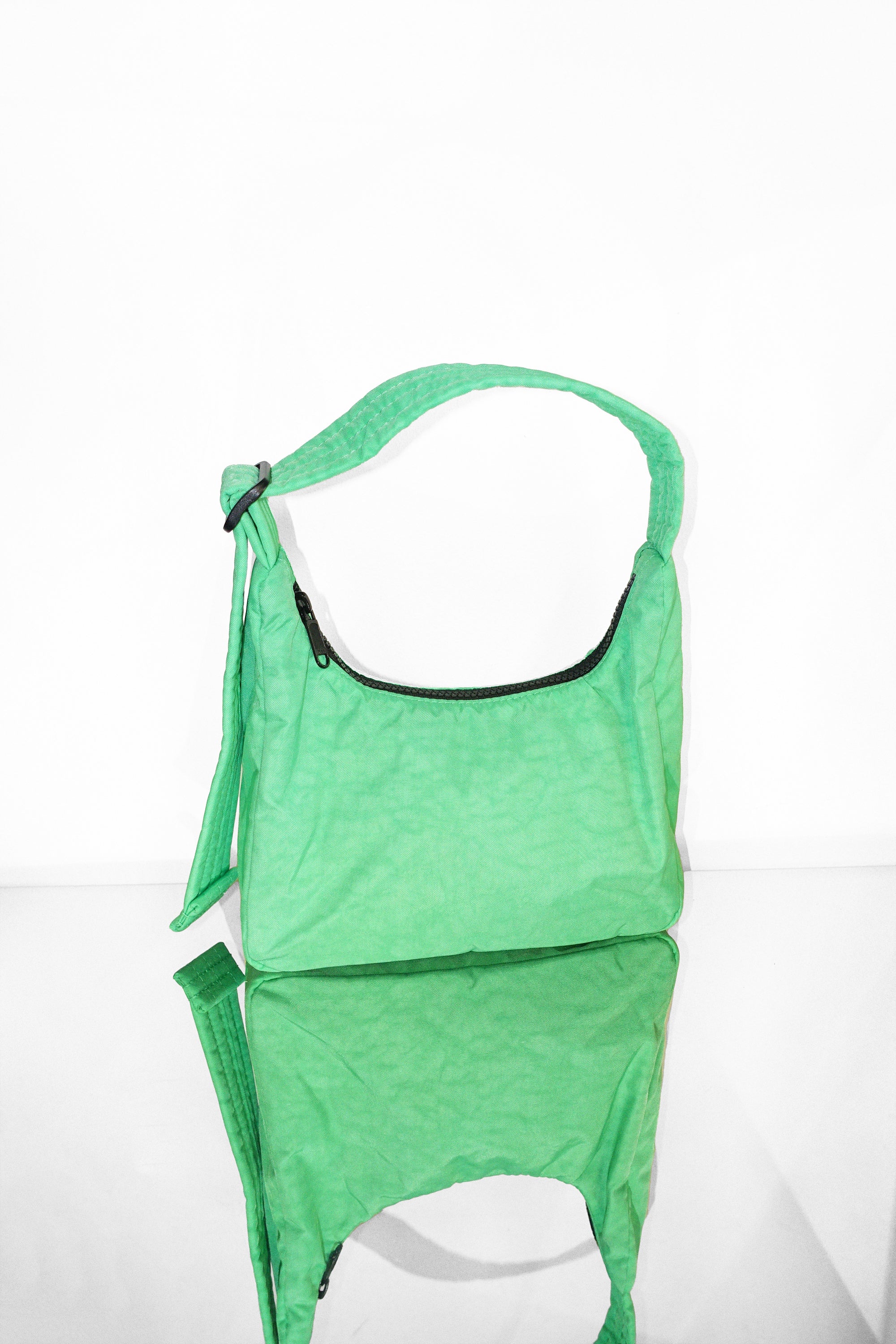 Mini Nylon Shoulder Bag : Aloe - Baggu