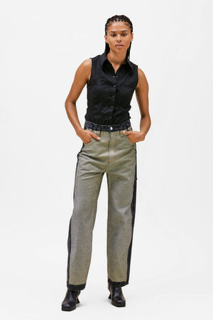 Baggy Jean in Navy Frame by ECKHAUS LATTA