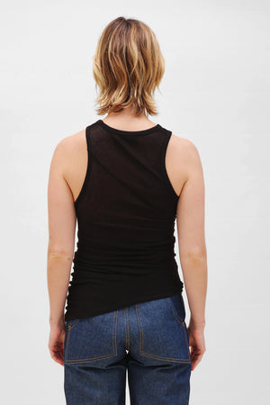 Spiral Tank in Jet by Eckhaus Latta http://www.shoprecital.com