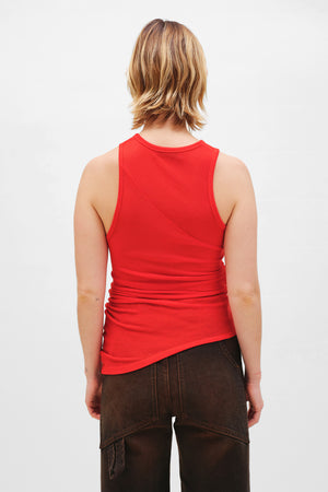 Spiral Tank in Red by Eckhaus Latta http://www.shoprecital.com