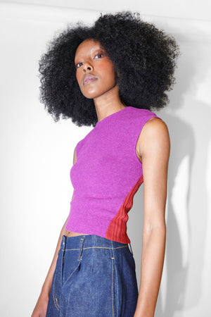 Twyla Top in Orchid by Eckhaus Latta