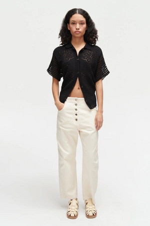 Elkin Pant in White by Rachel Comey