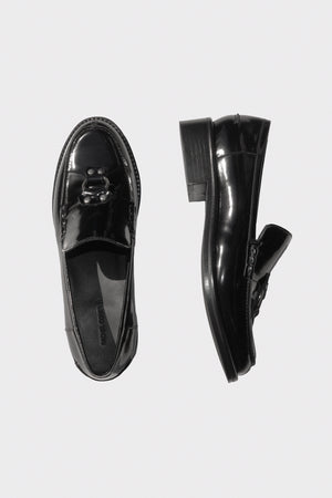 Fidelio Flat in Black by Rachel Comey