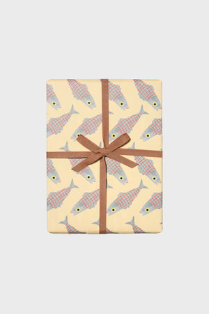 Herring Wrapping Paper by Red Cap Cards