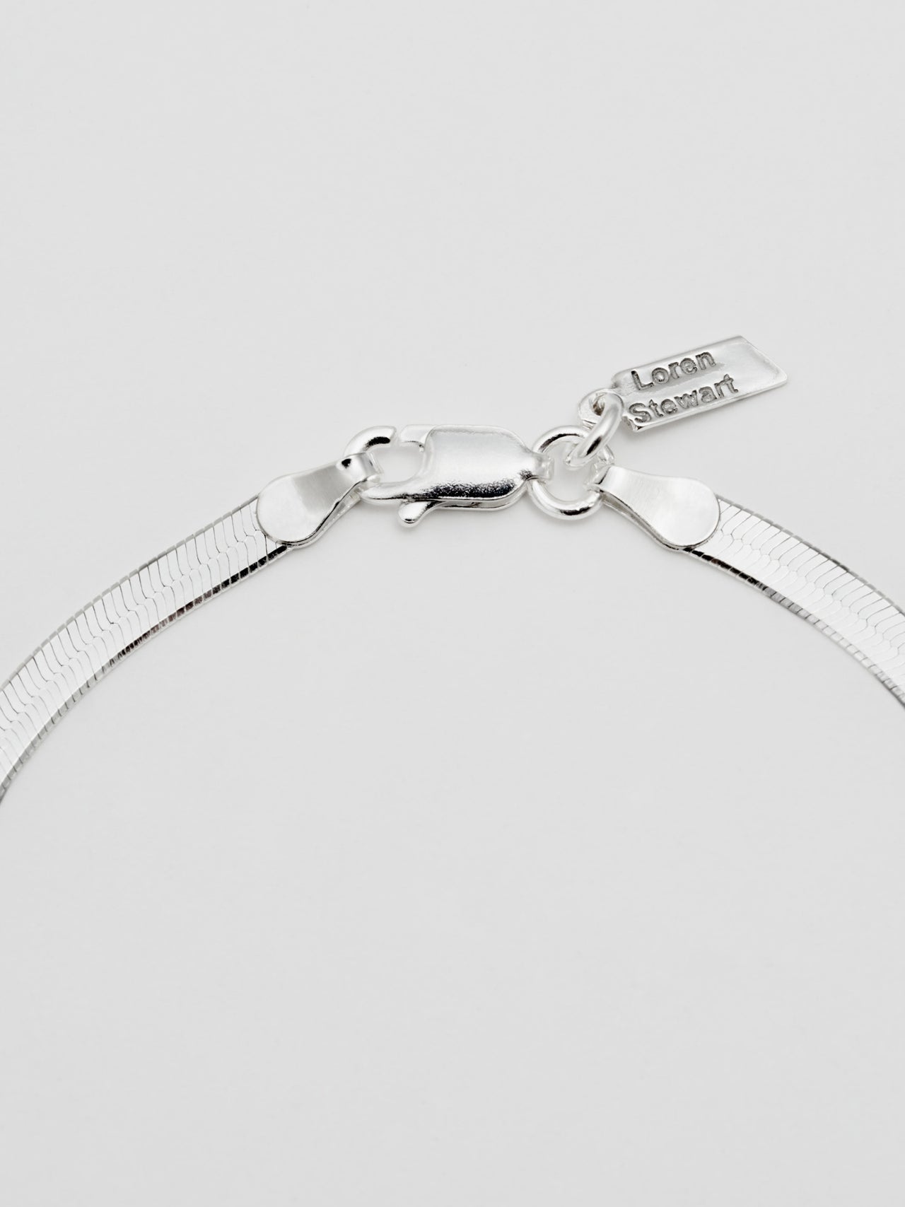 Herringbone Bracelet in Sterling Silver by Loren Stewart