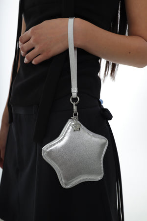 Star Pouch in Silver