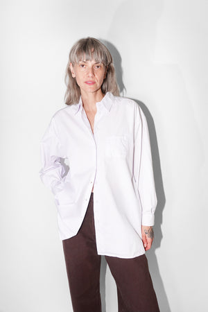 Painter Shirt in Lilac Haze by Jesse Kamm