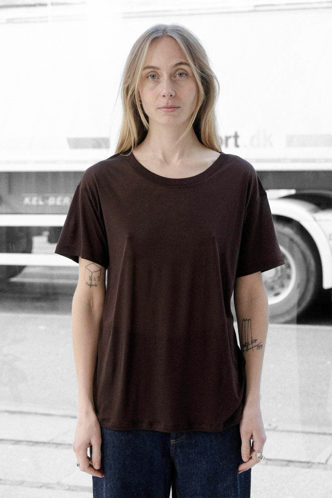 Loose Tee Shirt in Tactile by Baserange