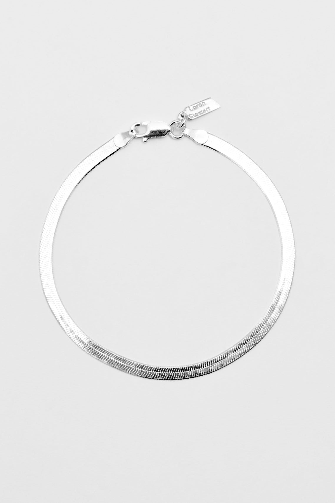 Herringbone Bracelet in Sterling Silver by Loren Stewart