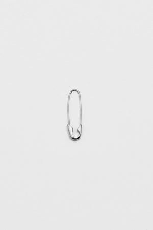 Safety Pin Earring in Sterling Silver by Loren Stewart