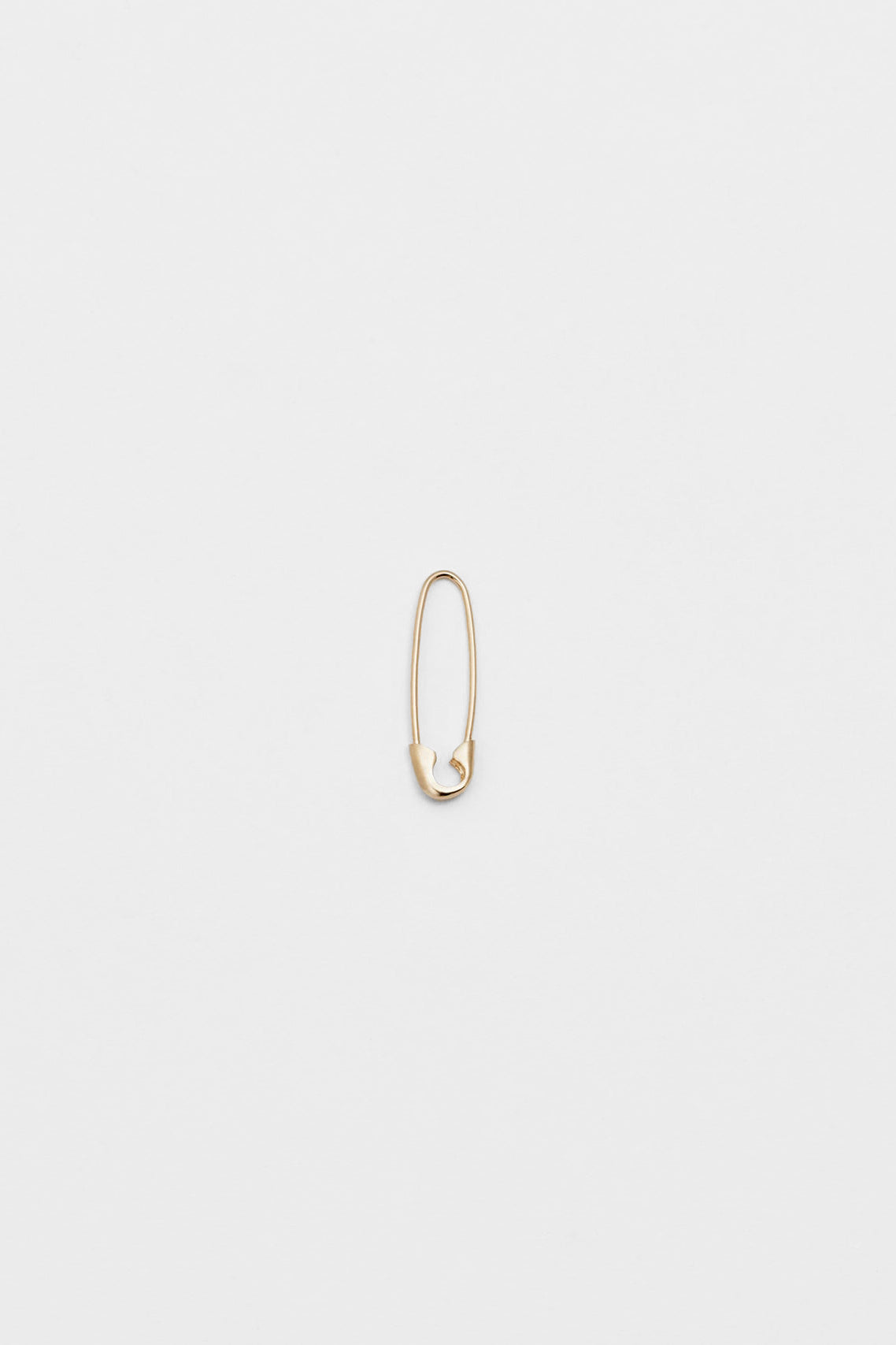 Mini Safety Pin Earring in 14k Yellow Gold by Loren Stewart