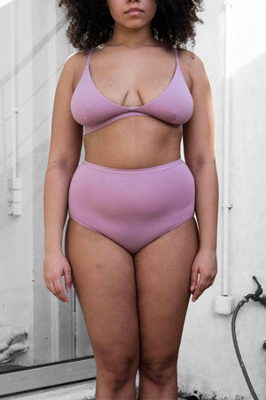 Mississippi Bra in Still Purple Bamboo Lyocell by Baserange