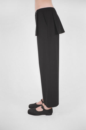 Mott Pant in Black by Sandy Liang