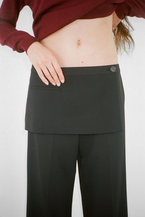 Mott Pant in Black by Sandy Liang http://www.shoprecital.com