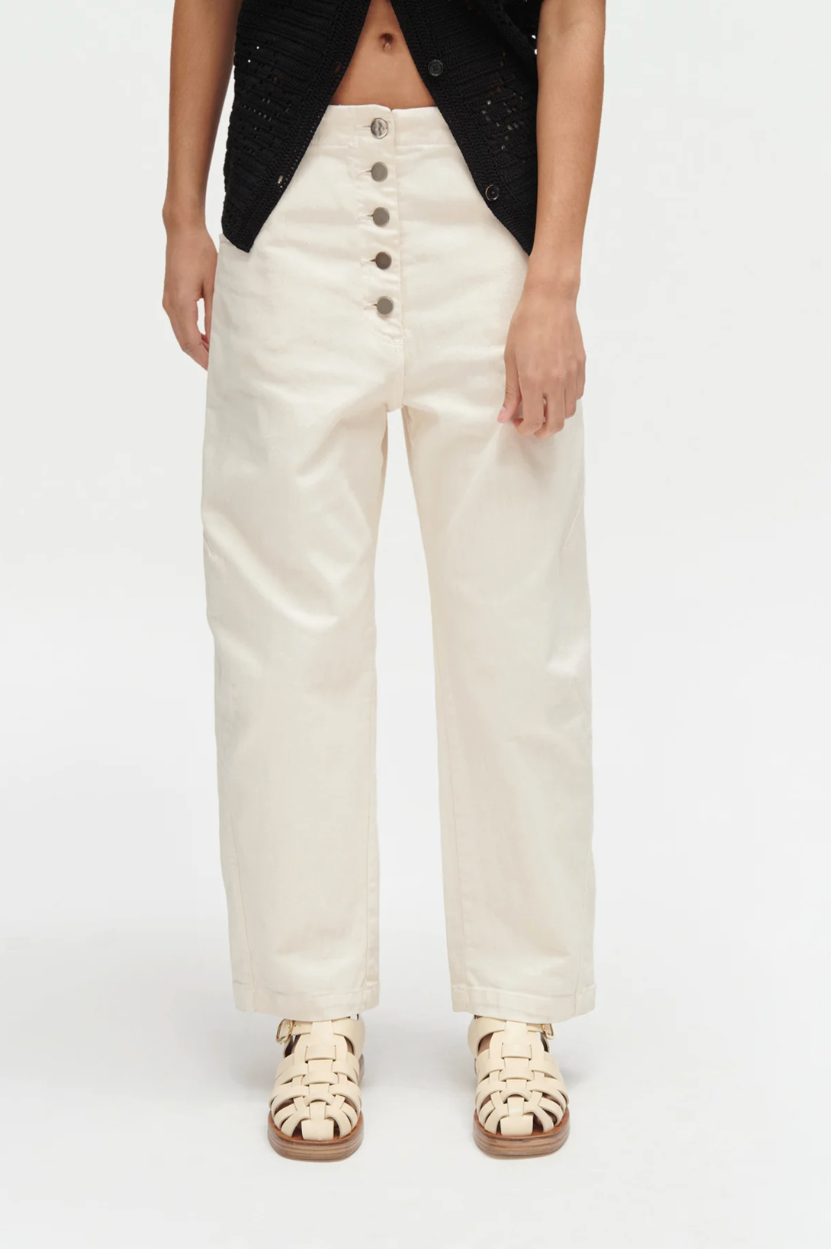 Elkin Pant in White by Rachel Comey