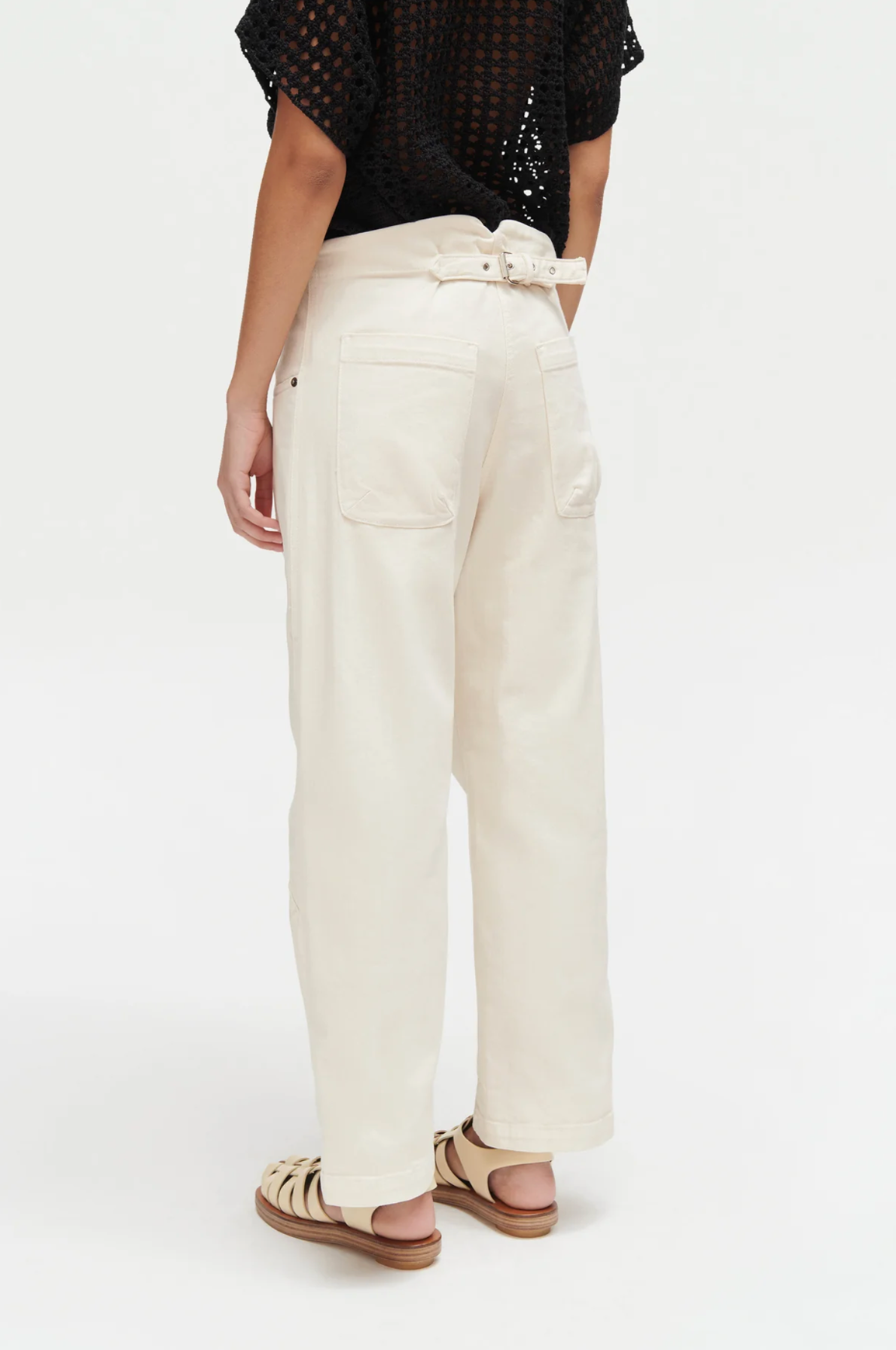 Elkin Pant in White by Rachel Comey