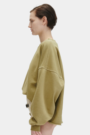 Fonder Sweatshirt in Dusty Sage by Rachel Comey