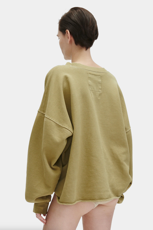 Fonder Sweatshirt in Dusty Sage by Rachel Comey http://www.shoprecital.com