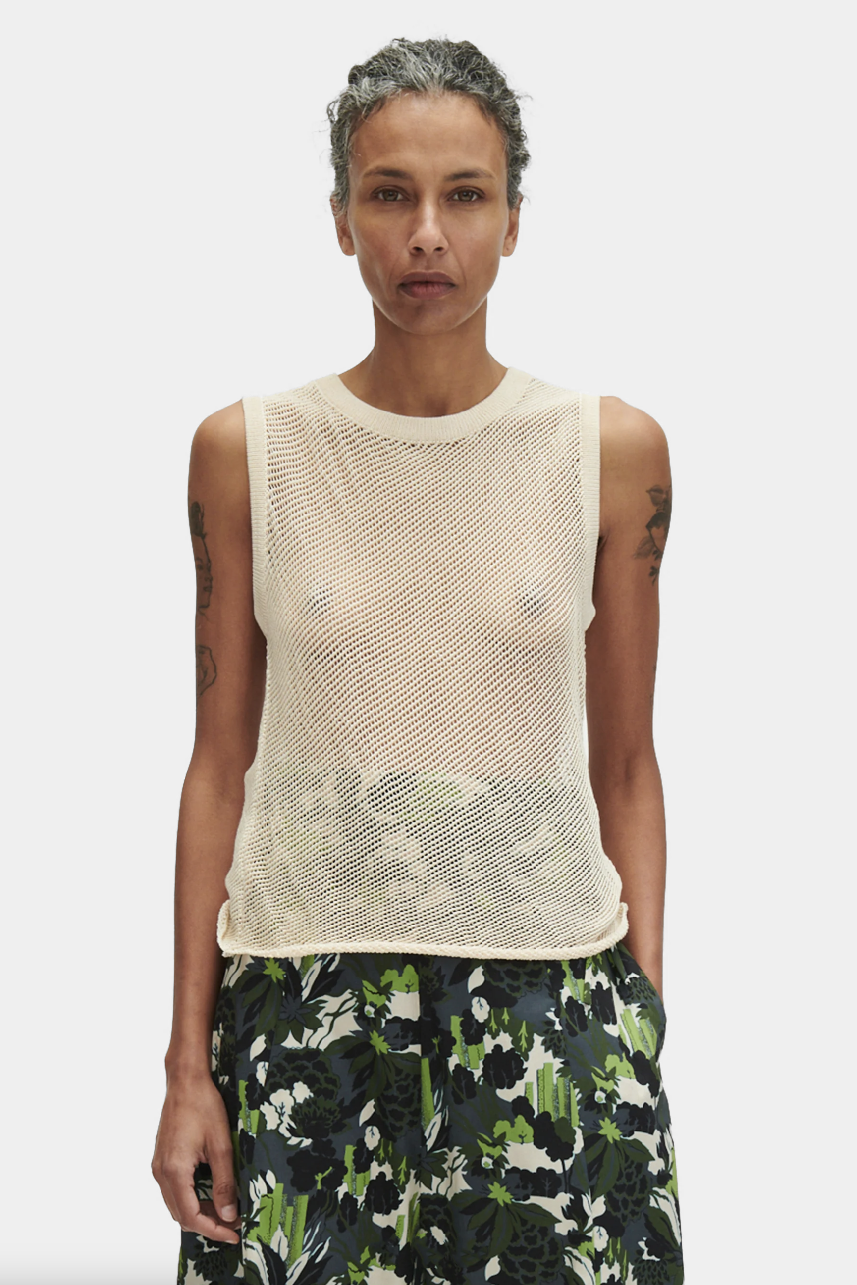 Rhett Top in Cream by Rachel Comey