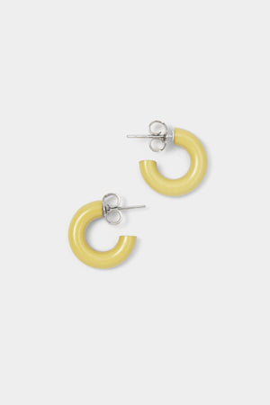 Ziggy Hoops in Citrine by Rachel Comey