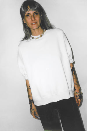 Stanza Sweatshirt in Dirty White by Rachel Comey