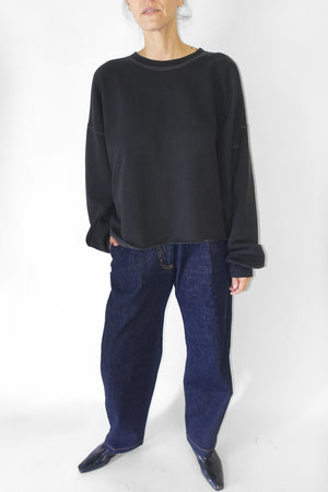 Fonder Sweatshirt in Charcoal by Rachel Comey