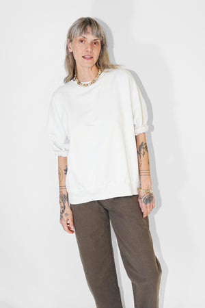 Stanza Sweatshirt in Dirty White by Rachel Comey