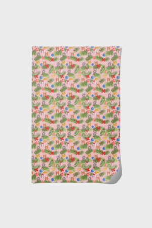 Meowy Christmas Wrapping Paper by Red Cap Cards