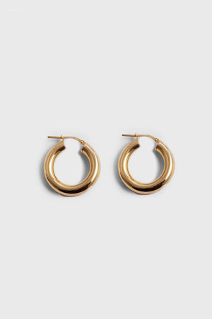 Small Tru Hoops in Gold