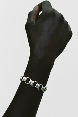 Wadi Bracelet in Sterling Silver by Sapir Bachar