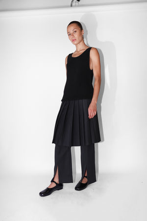 Pichi Pants in Black by Sandy Liang